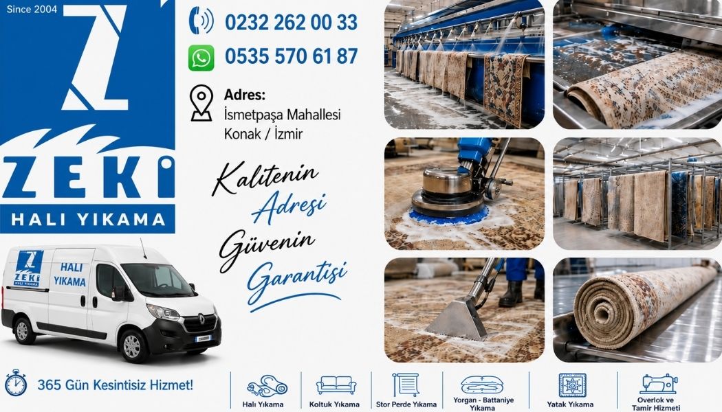 Konak İsmetpaşa Mahallesi Halı Yıkama